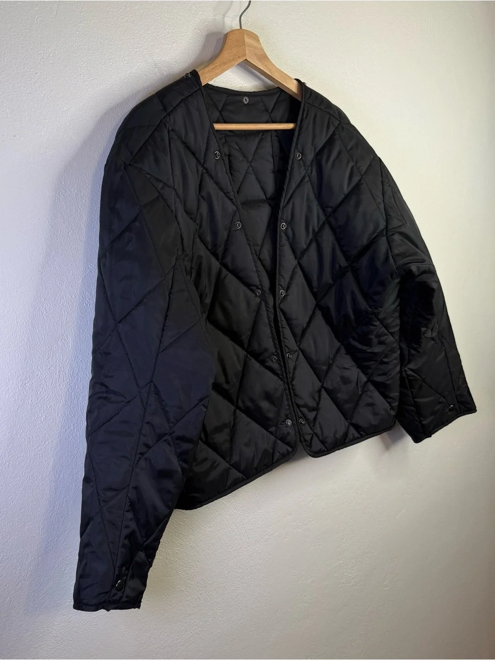 Honda Rider Collection Black Quilted Motorcycle Jacket Liner Lining Size Medium
